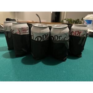 Camo Beer Can Belt – Holds 6 Cans – Adjustable Waist Holster for Outdoor Parties